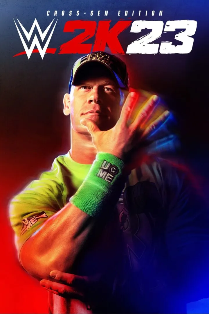 John Cena en la portada de WWE 2K23