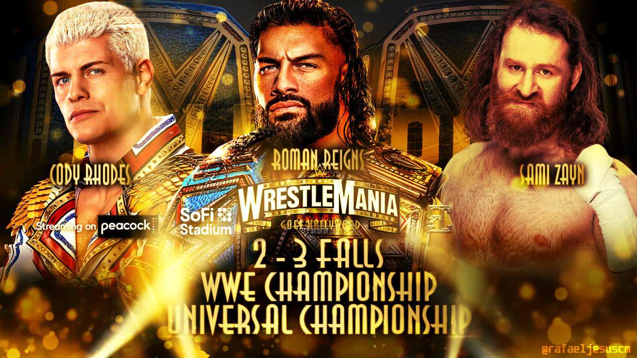 WWE no cree en Sami Zayn para encabezar WrestleMania 39
