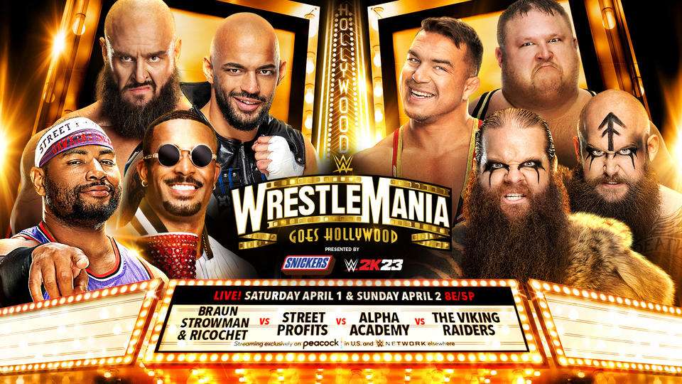Lucha de 4 equipos masculinos en WWE WrestleMania 39