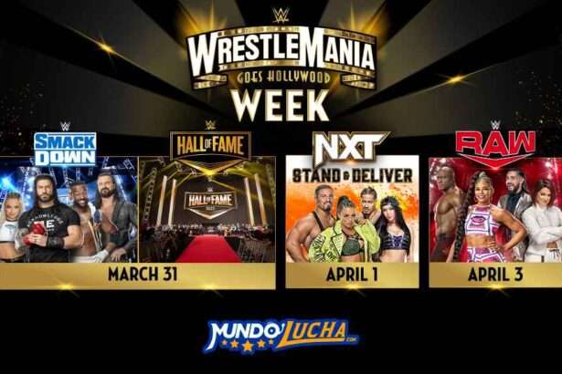 Calendario de la semana WrestleMania 39