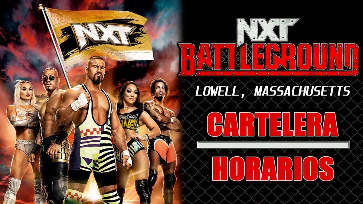 Cartelera y Horarios NXT Battleground 2023
