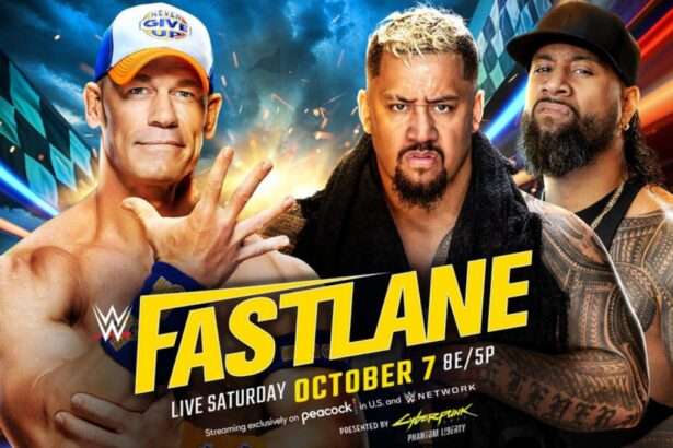 John Cena vs Solo Sikoa & Jimmy Uso WWE Fastlane 2023