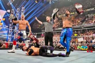 Cody Rhodes Jey Uso WWE Fastlane 2023