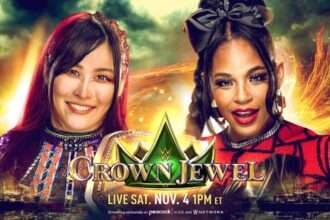 Previa Iyo Sky vs Bianca Belair WWE Crown Jewel 2023