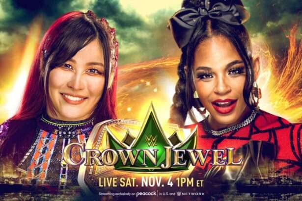 Previa Iyo Sky vs Bianca Belair WWE Crown Jewel 2023