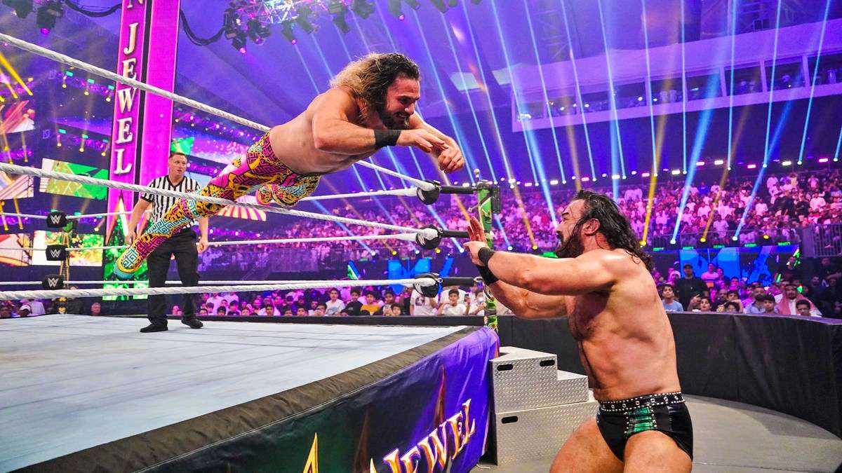 Seth Rollins vs Drew McIntyre WWE Crown Jewel 2023