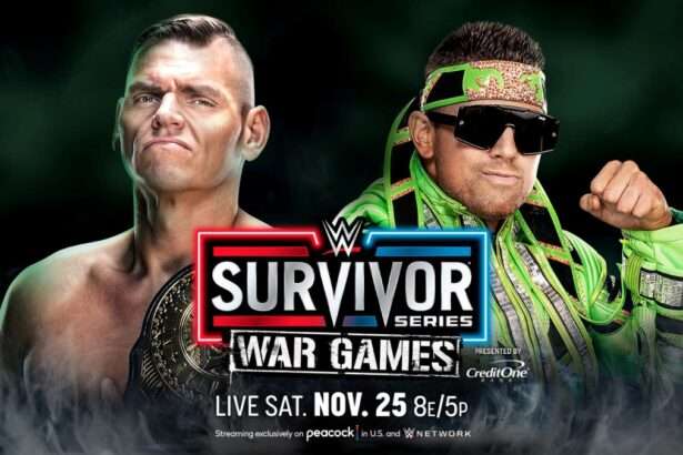 Gunther The Miz WWE Survivor Series 2023 match card