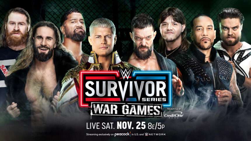 Men's WarGames Match WWE Survivor Series 2023