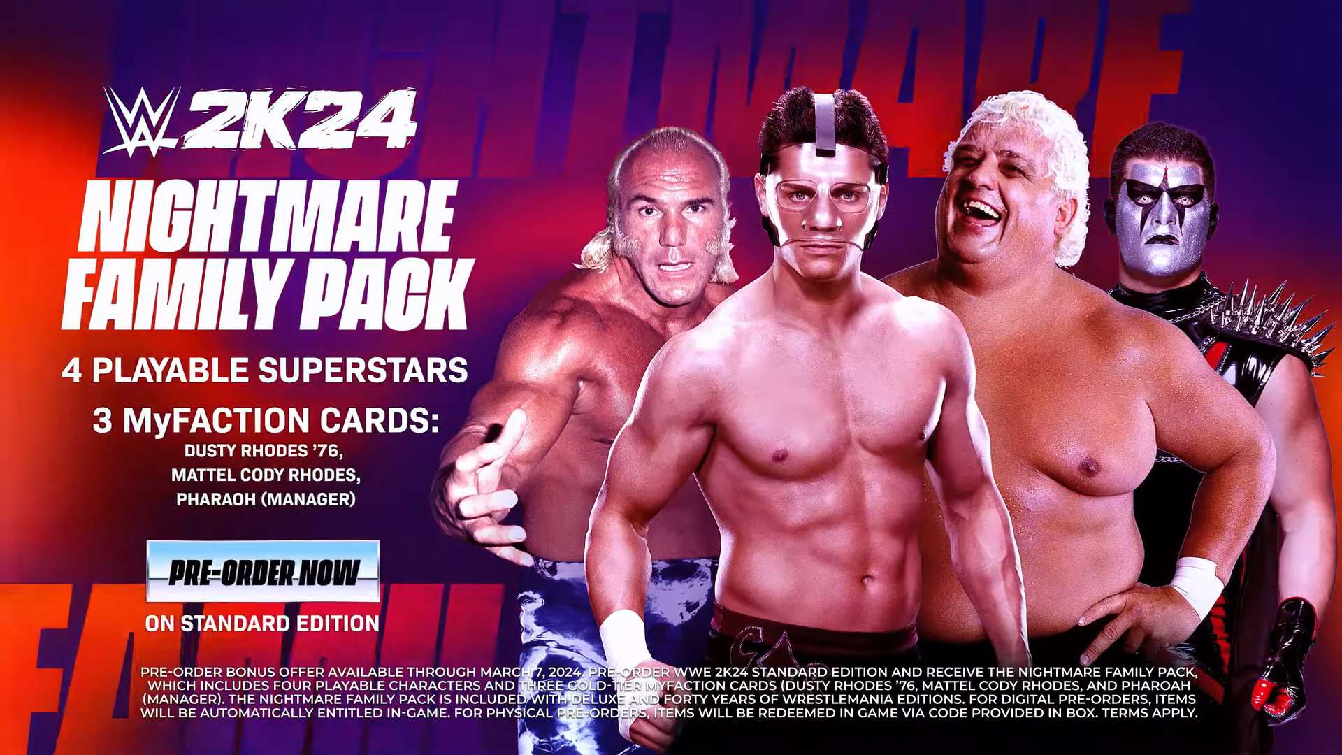 WWE 2K24 Nightmare Family Pack