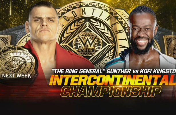 Kofi Kingston desafía a Gunther por el título Intercontinental de WWE en RAW