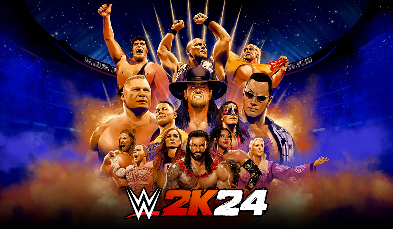 WWE 2K24 celebrará 40 años de WrestleMania; Portada y primeros detalles
