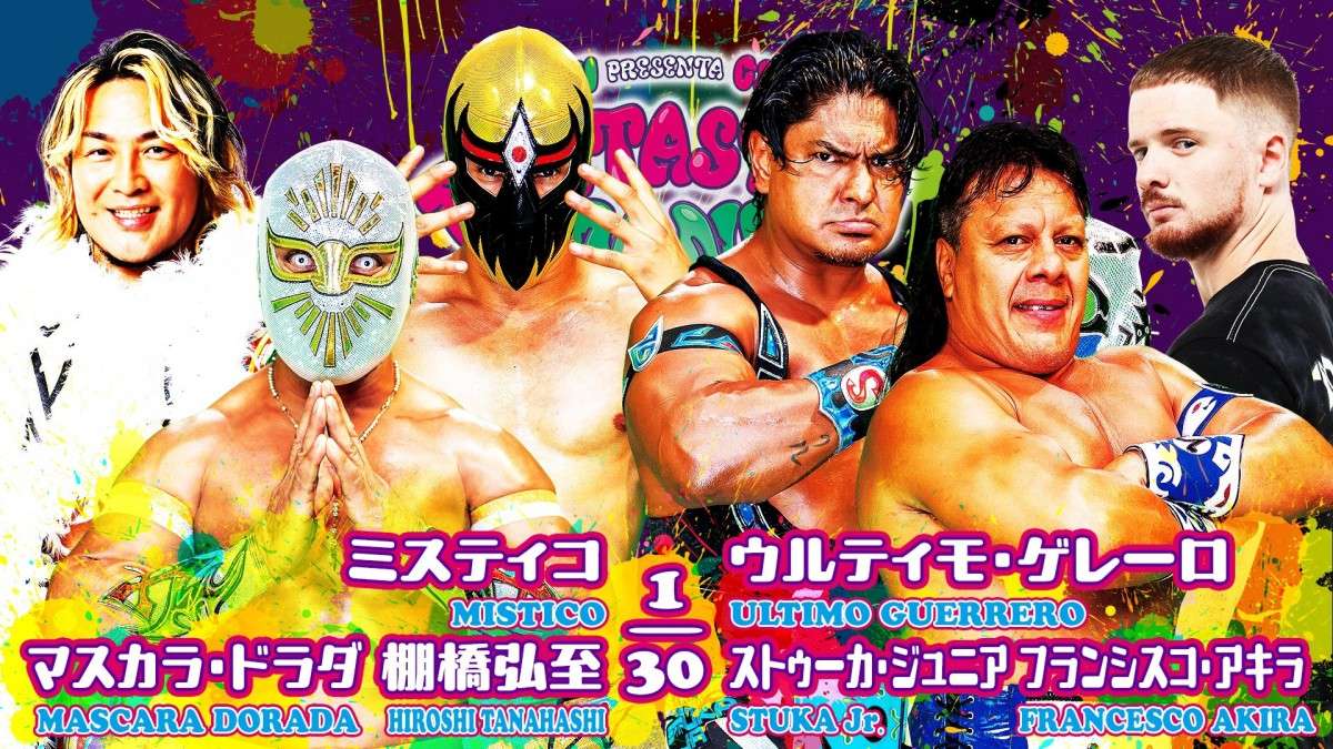 Máscara Dorada se presenta en Japón con triunfo a lado de Místico & Tanahashi