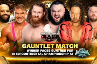 Gauntlet Match para ser contendiente por el campeonato intercontinental, Raw Wwe