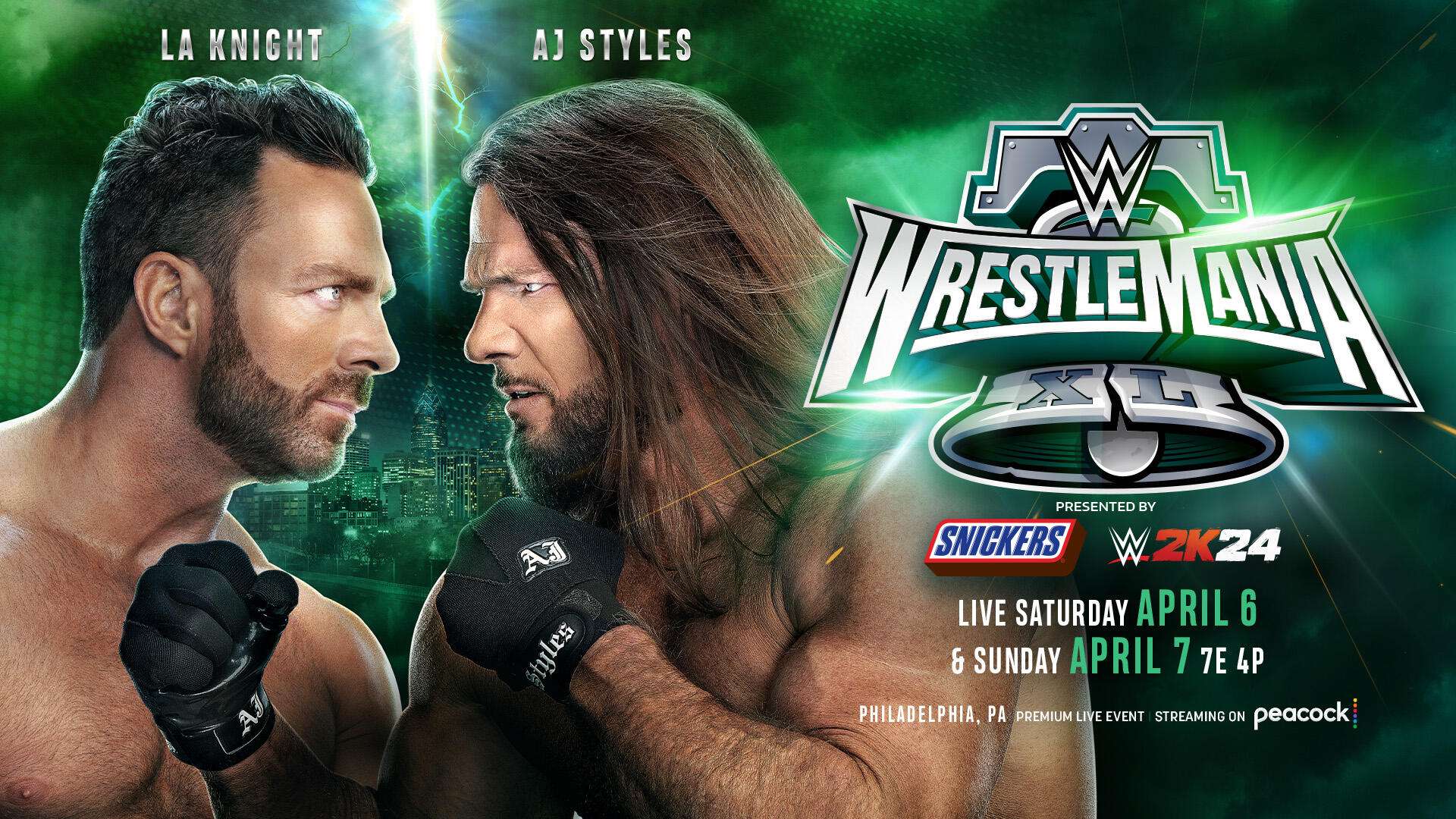 AJ Styles aceptó el reto de LA Knight para WWE WrestleMania 40