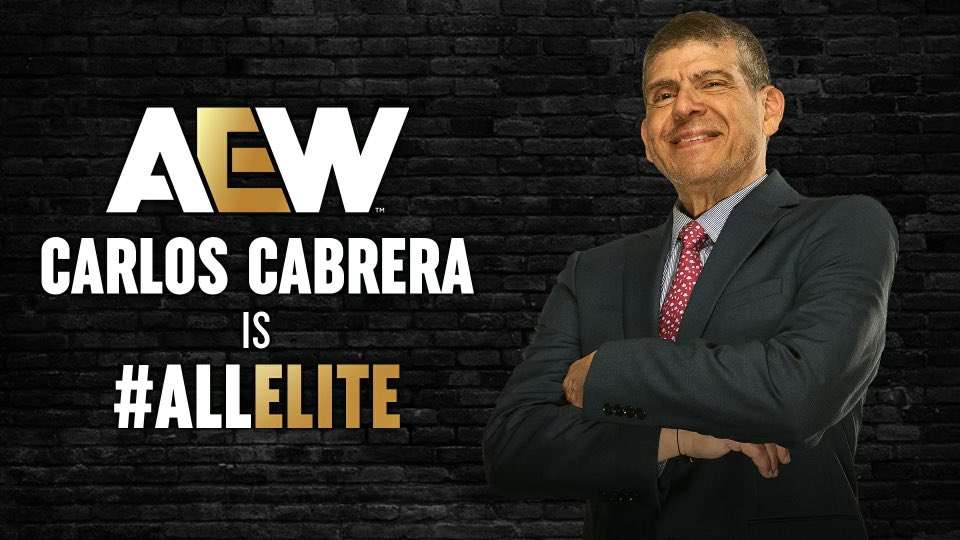 Carlos Cabrera debuta en AEW como narrador en español