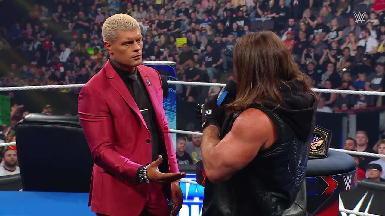Cody Rhodes y AJ Styles listos para WWE Backlash