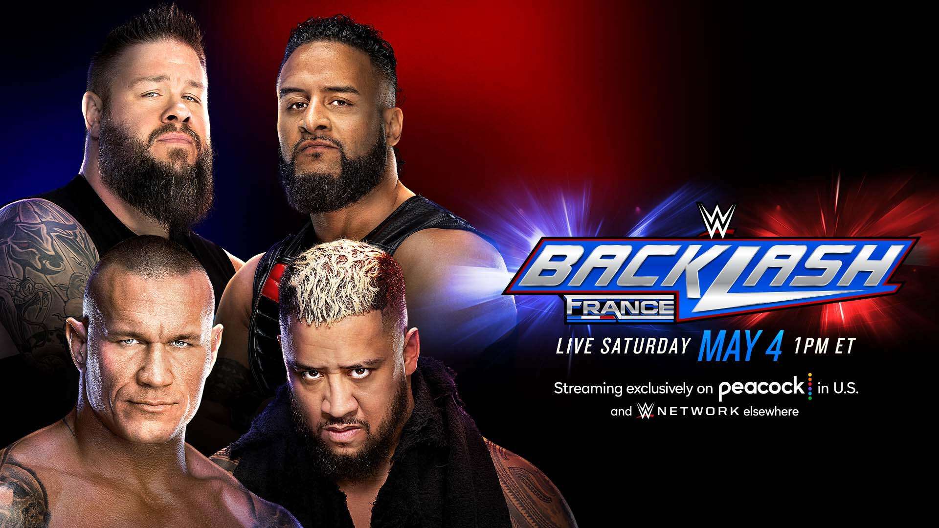 Match Card Oficial Randy Orton y Kevin Owens vs. The Bloodline