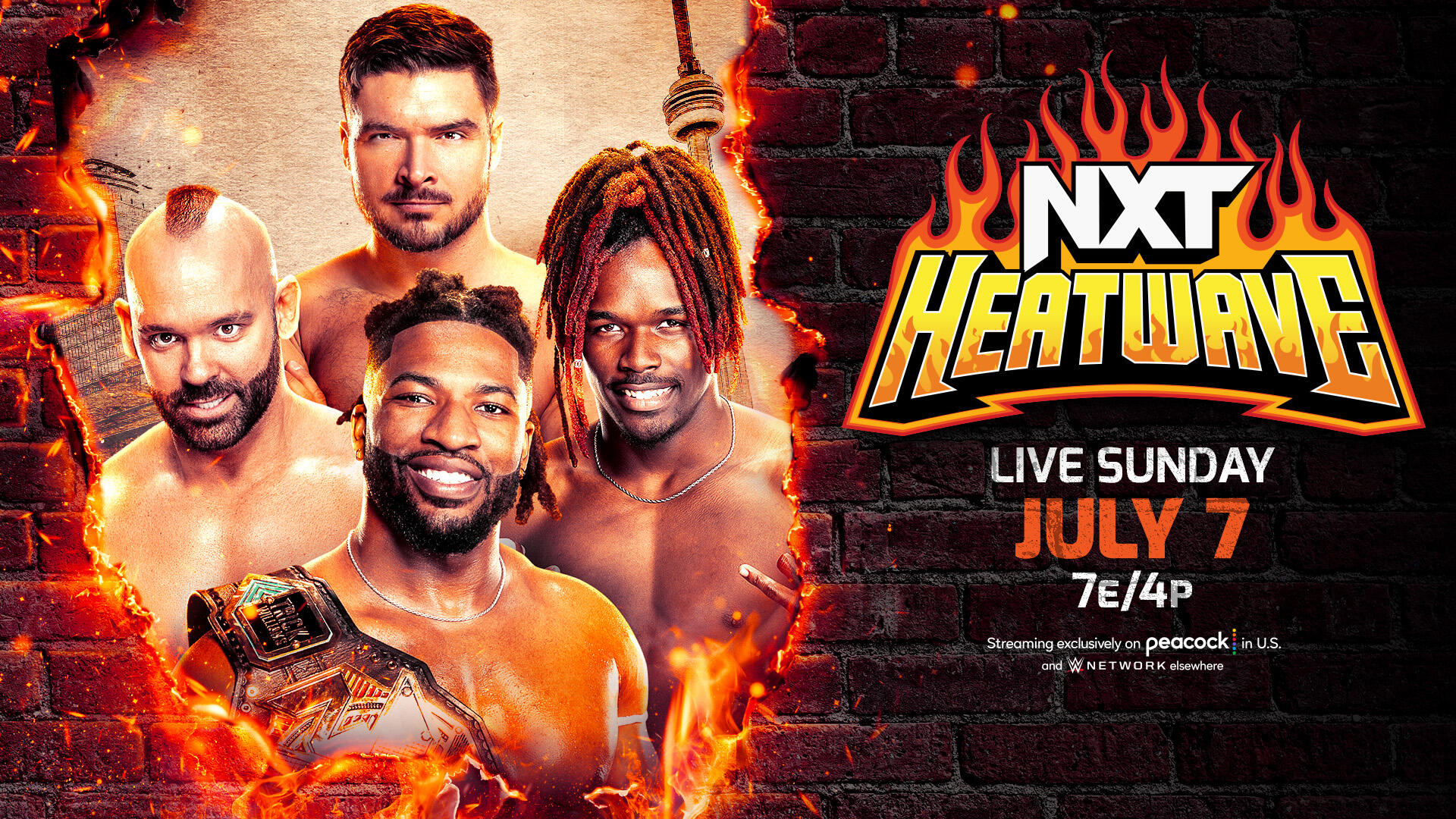 Trick Williams defenderá el oro de NXT en una Fatal 4-Way Match en NXT Heatwave