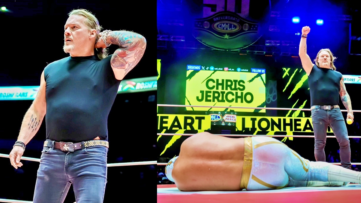 Así fue el regreso de Chris Jericho a la Arena México para atacar a Místico