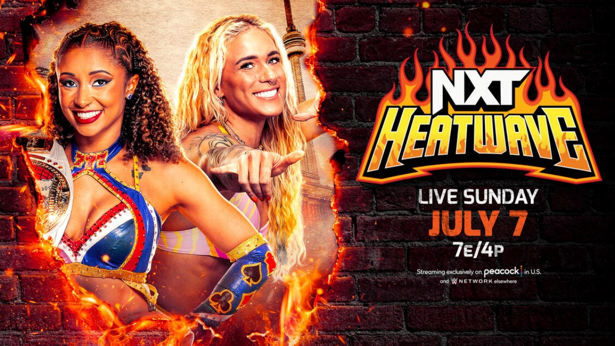 Kelani Jordan Sol Ruca NXT Heatwave 2024 match card