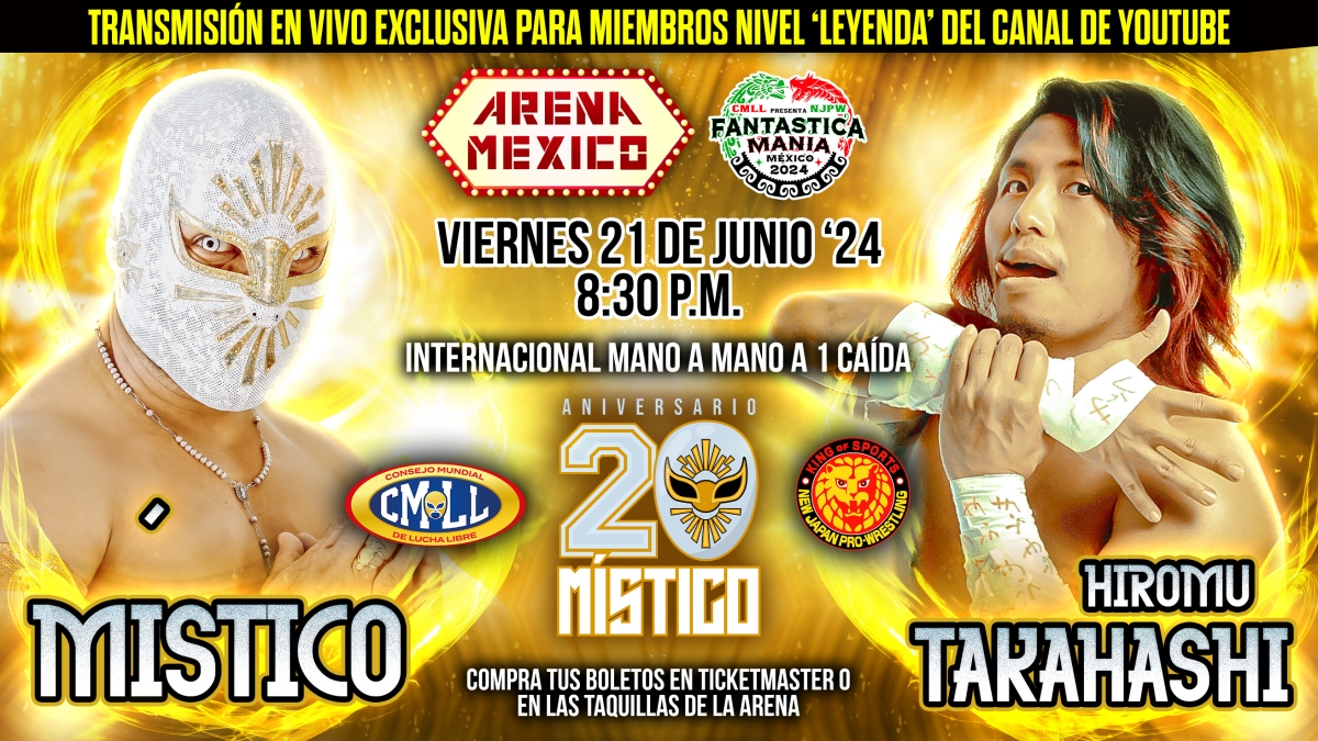 Resultados CMLL Fantasticamania México 2024 – ¡Místico celebra su 20 Aniversario en grande!