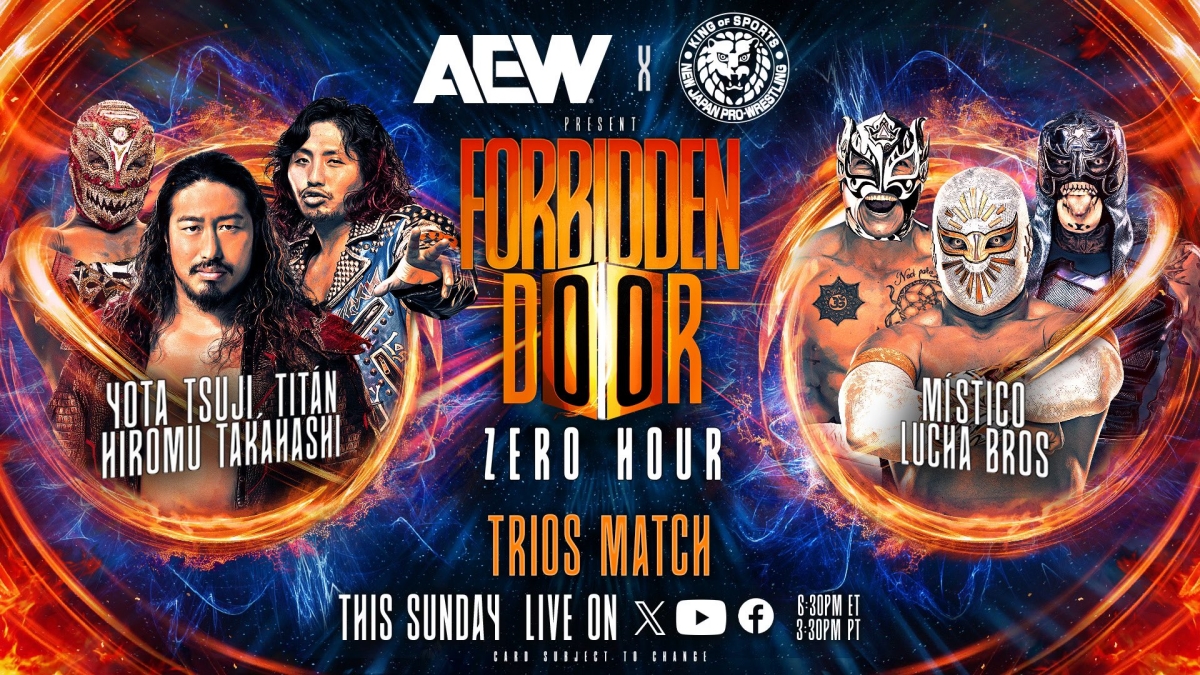 Zero Hour AEW Forbidden Door 2024: Místico hará equipo con The Lucha Brothers