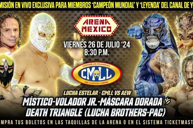 Resultados CMLL 26 de julio de 2024 Death Triangle