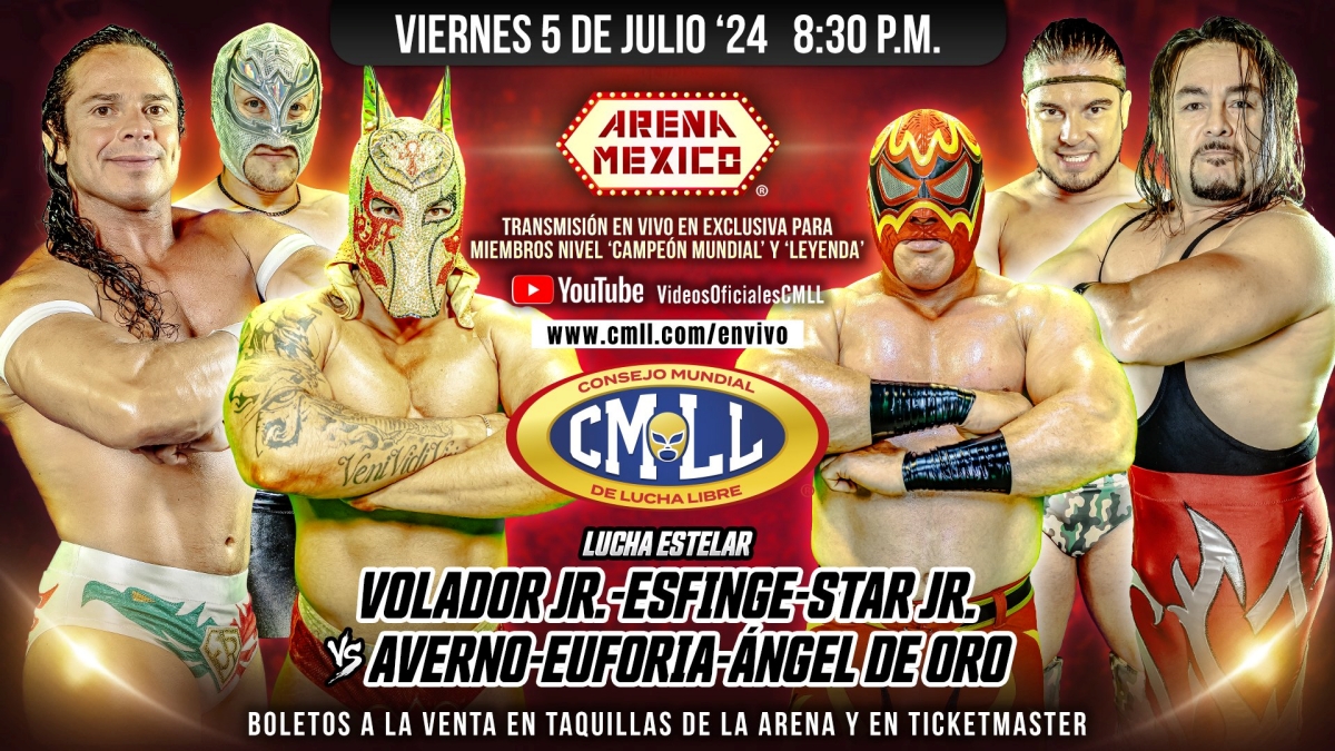 Resultados CMLL (Julio 5, 2024) – Viernes Espectacular