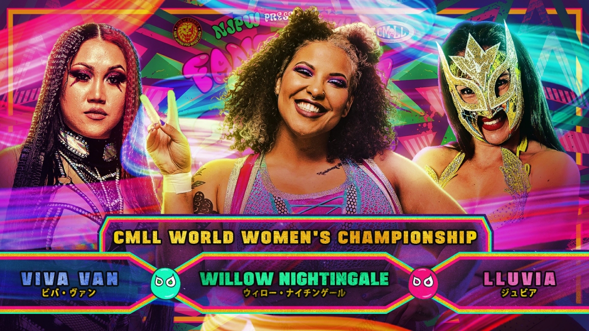 Willow Nightingale Lluvia Viva Van CMLL Fantasticamania USA 2024