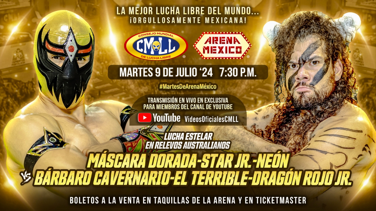 Resultados CMLL (Julio 9, 2024) – Martes de Arena México