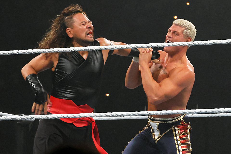 Shinsuke Nakamura Cody Rhodes WWE SuperShow Osaka 2024