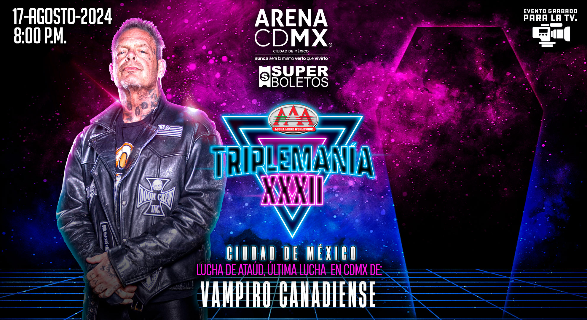 Dónde ver Triplemania 32 CDMX 2024 en vivo