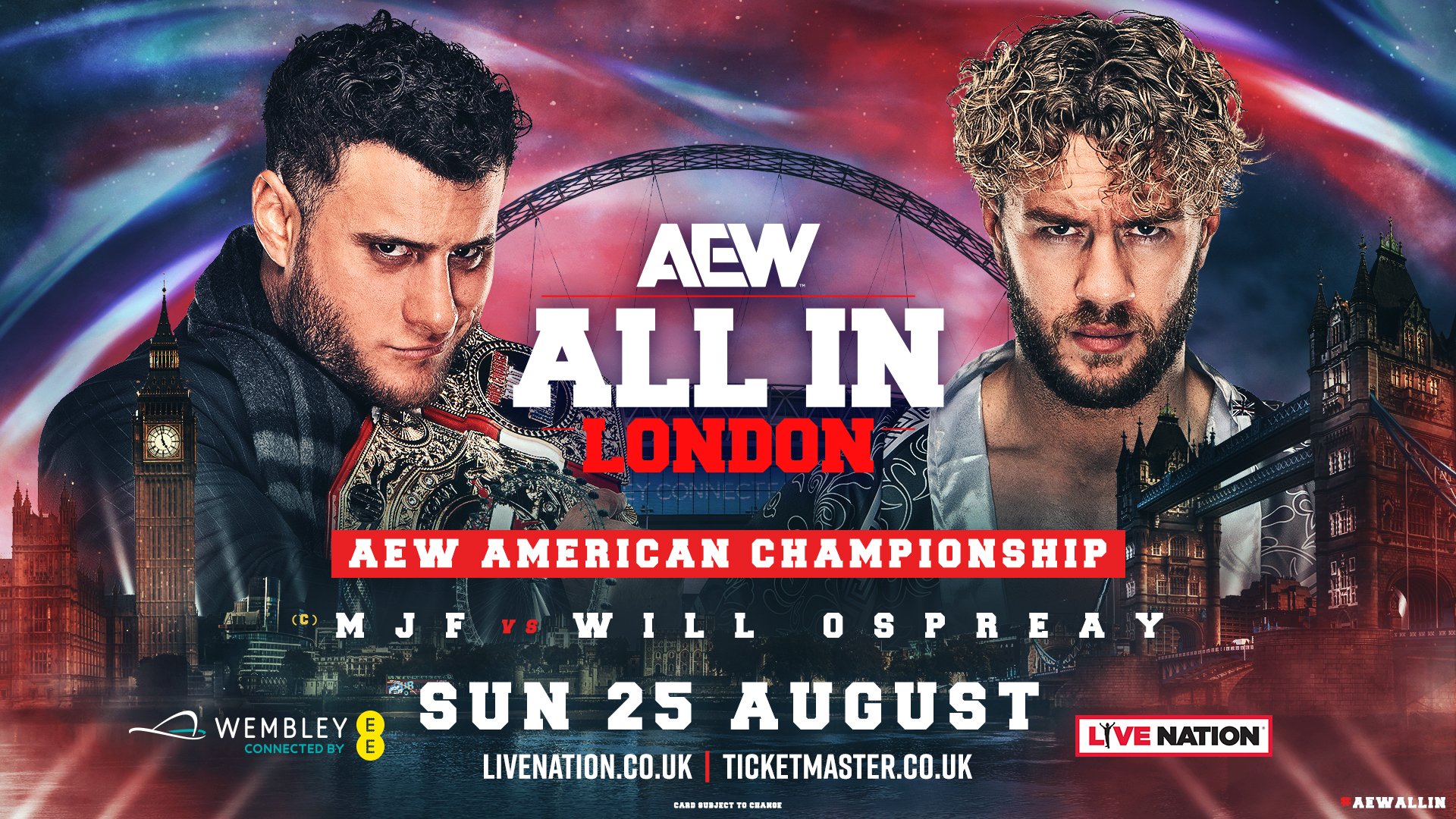 Will Ospreay enfrentará a MJF en busca de ‘restaurar’ el Campeonato Internacional de AEW