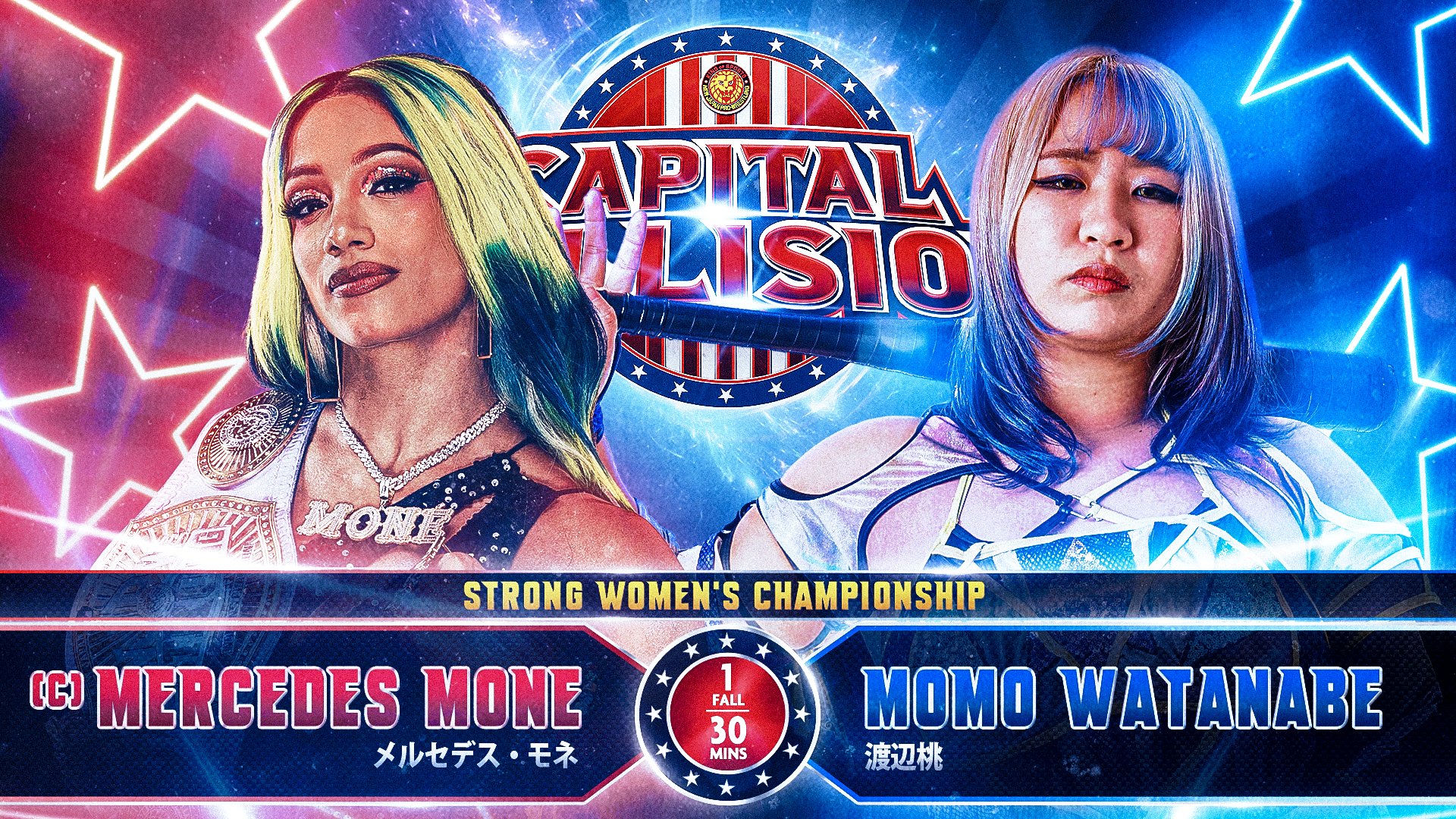 Resultados NJPW Capital Collision 2024 – ¡MERCEDES MONÉ ENFRENTA A MOMO WATANABE EN WASHINGTON!