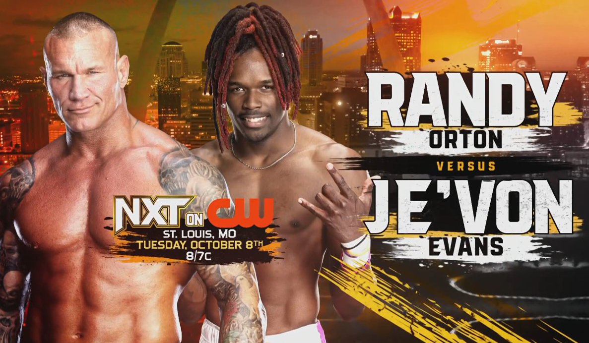 Je'Von Evans triunfa junto a Cedric Alexander antes de enfrentar a Randy Orton en WWE NXT