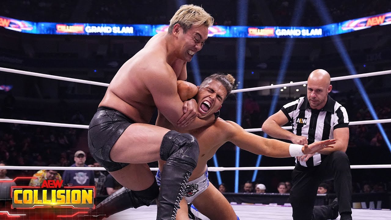 Kazuchika Okada frena las aspiraciones de Sammy Guevara derrotándolo en brutal combate