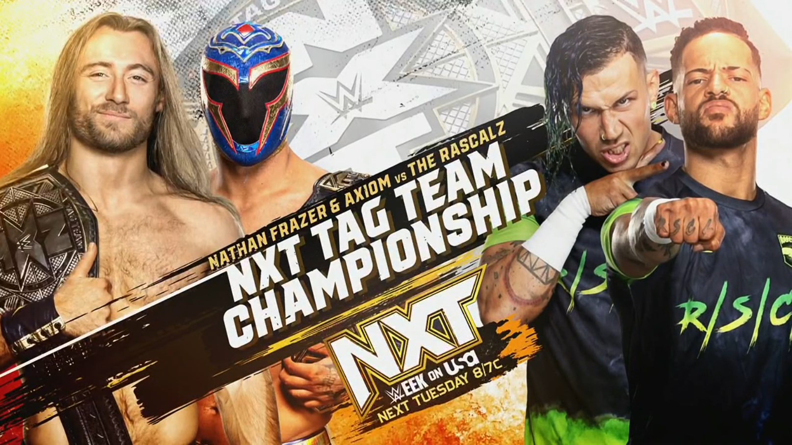 Axiom & Nathan Frazer iniciarán su segundo reinado en parejas enfrentando a The Rascalz en WWE NXT (Septiembre 10, 2024)