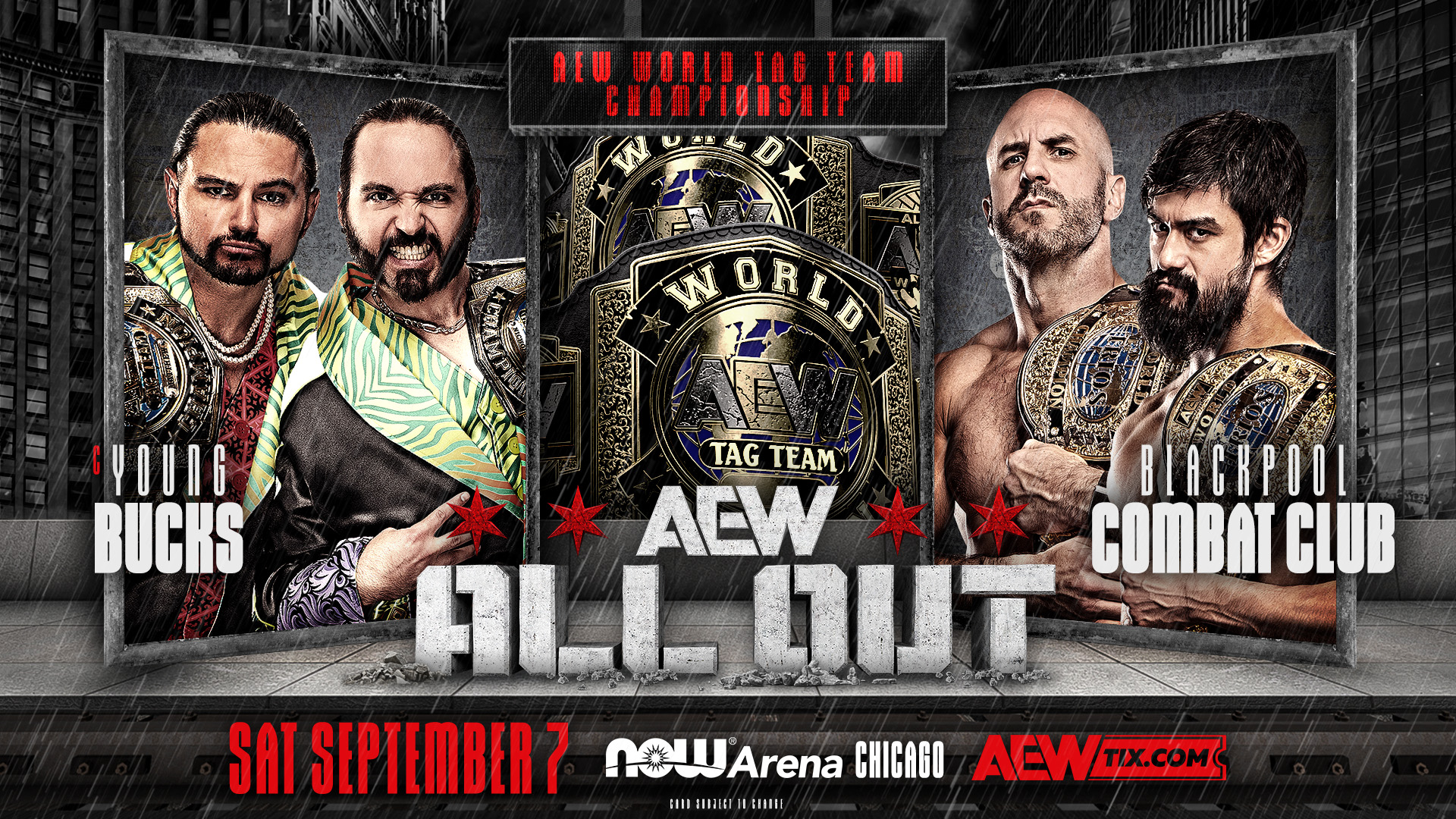 The Young Bucks aceptan reto titular del Blackpool Combat Club para AEW All Out 2024