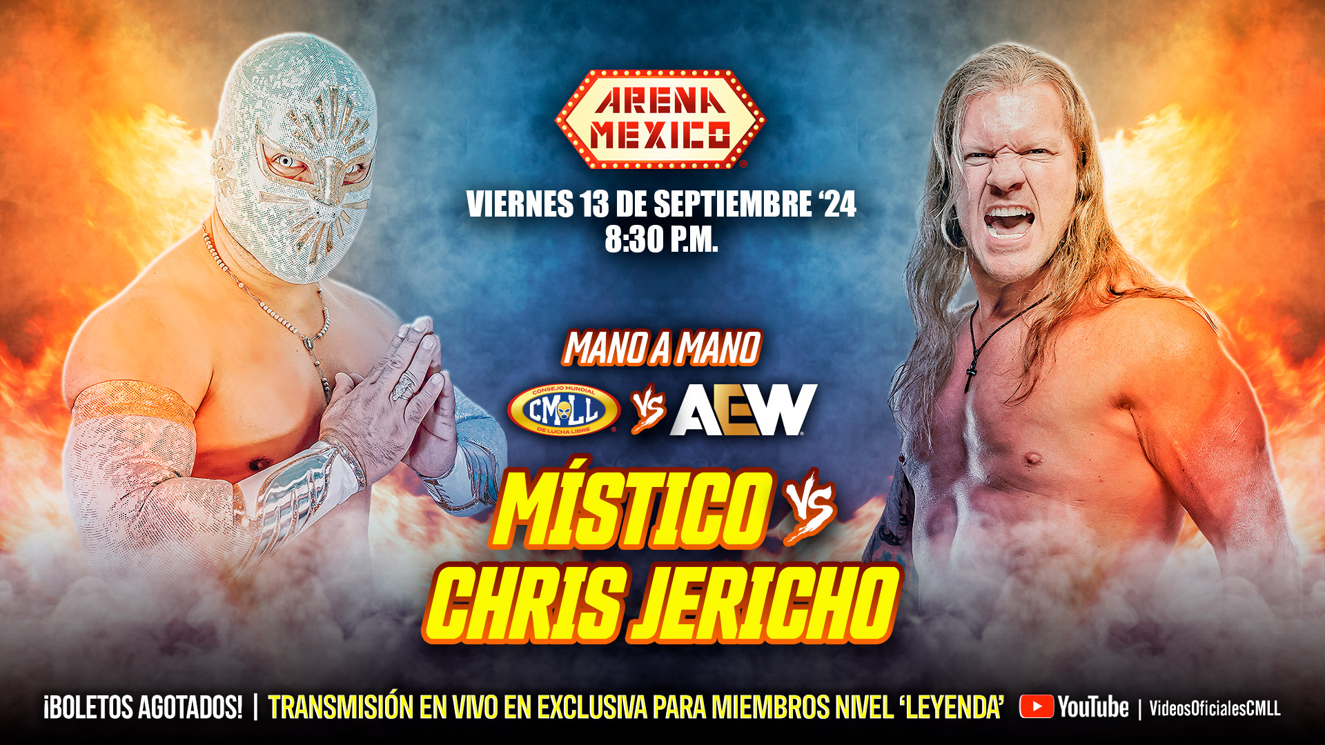 Resultados 91 Aniversario del CMLL (Septiembre 13, 2024) – ¡MÍSTICO ENFRENTA A CHRIS JERICHO!