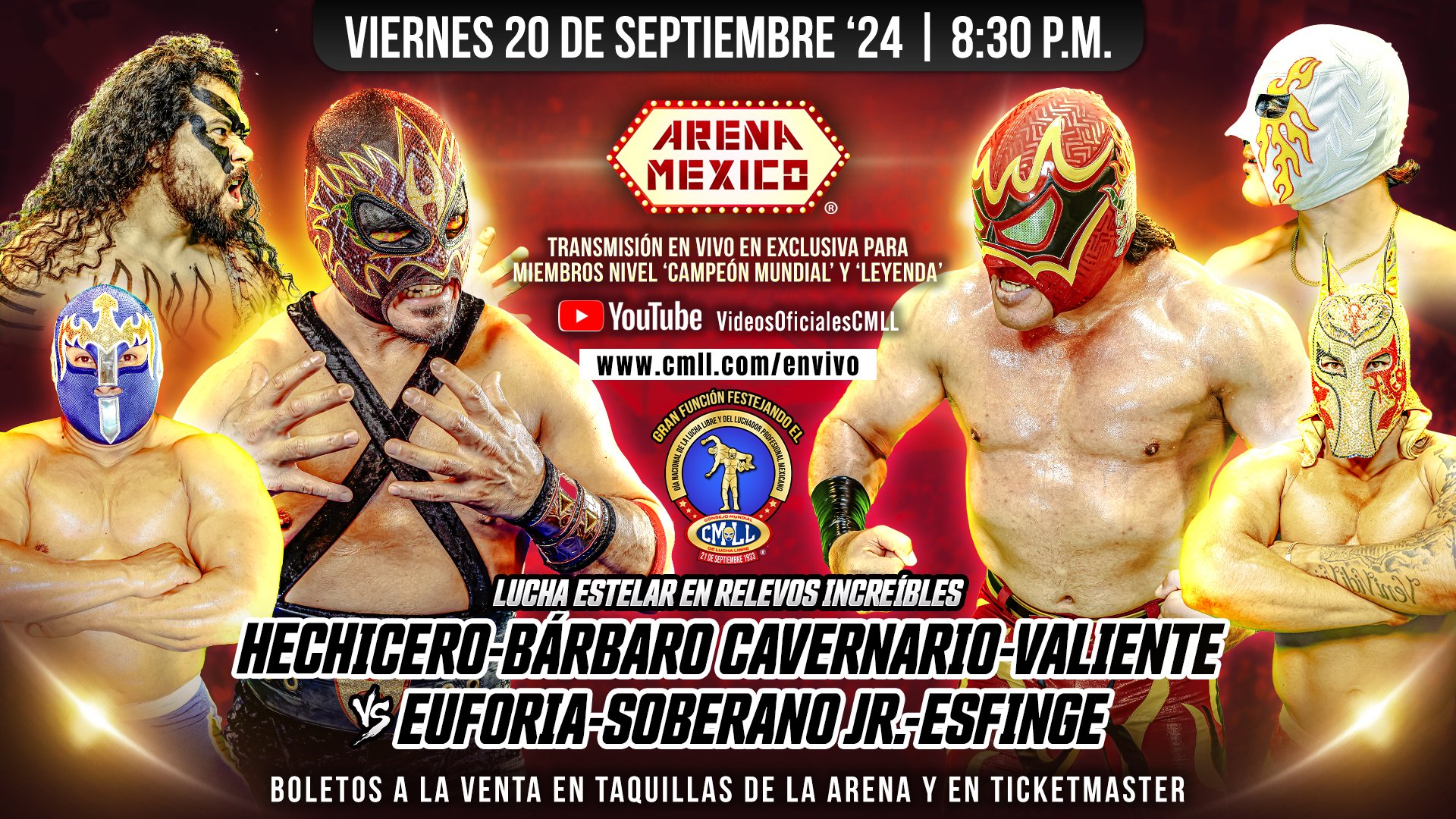 Resultados CMLL (Septiembre 20, 2024) – Viernes Espectacular