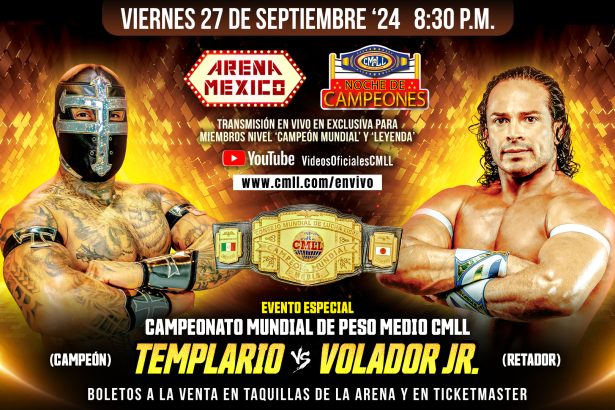 Resultados CMLL 27 de septiembre de 2024 Noche de Campeones