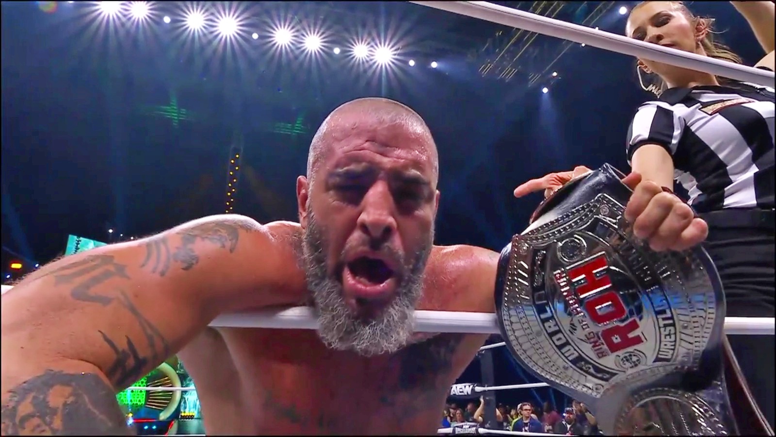 Mark Briscoe derrota a Chris Jericho reteniendo el Título Mundial de ROH