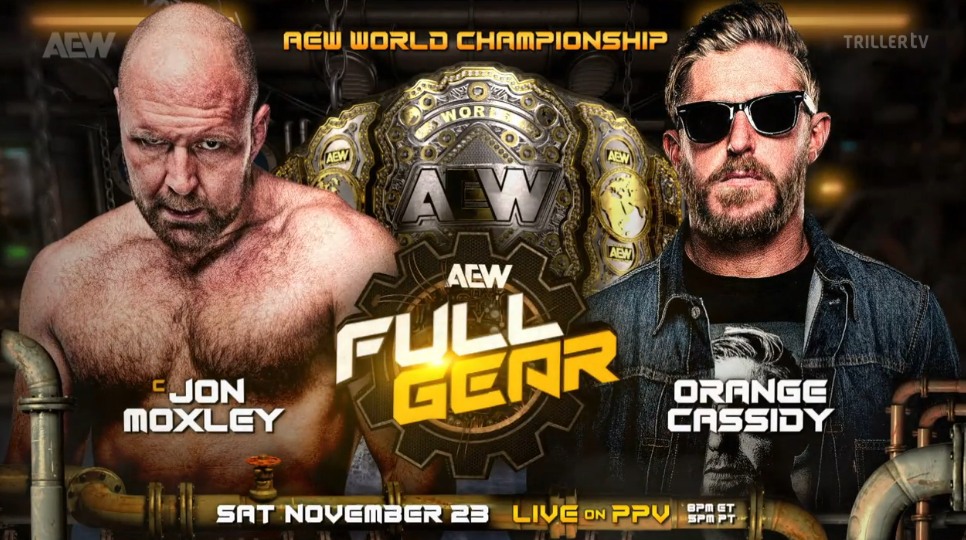 Jon Moxley expondrá el Oro Mundial de AEW frente a Orange Cassidy en Full Gear 2024