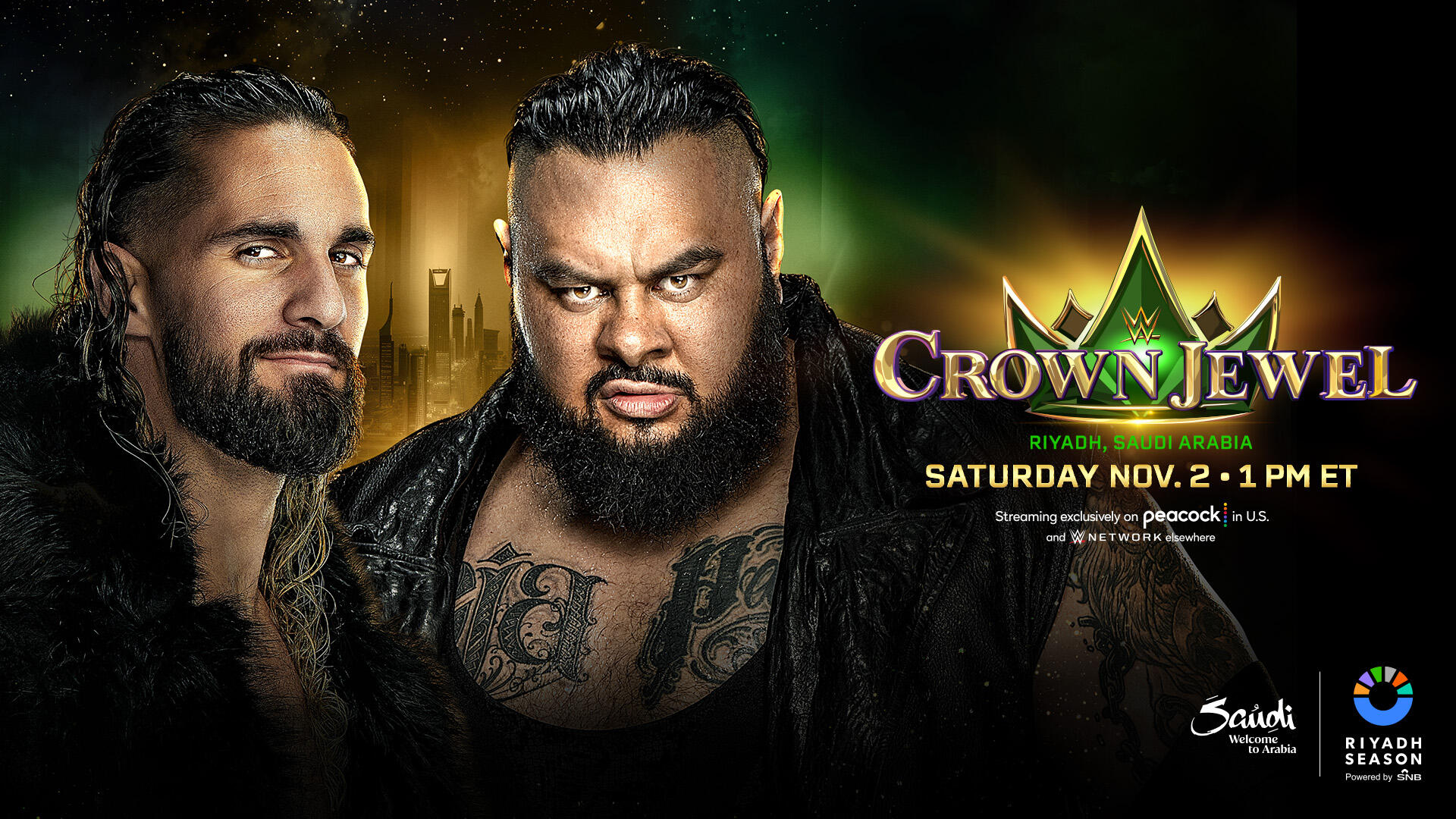 Seth Rollins y Bronson Reed llevarán su rivalidad a WWE Crown Jewel 2024