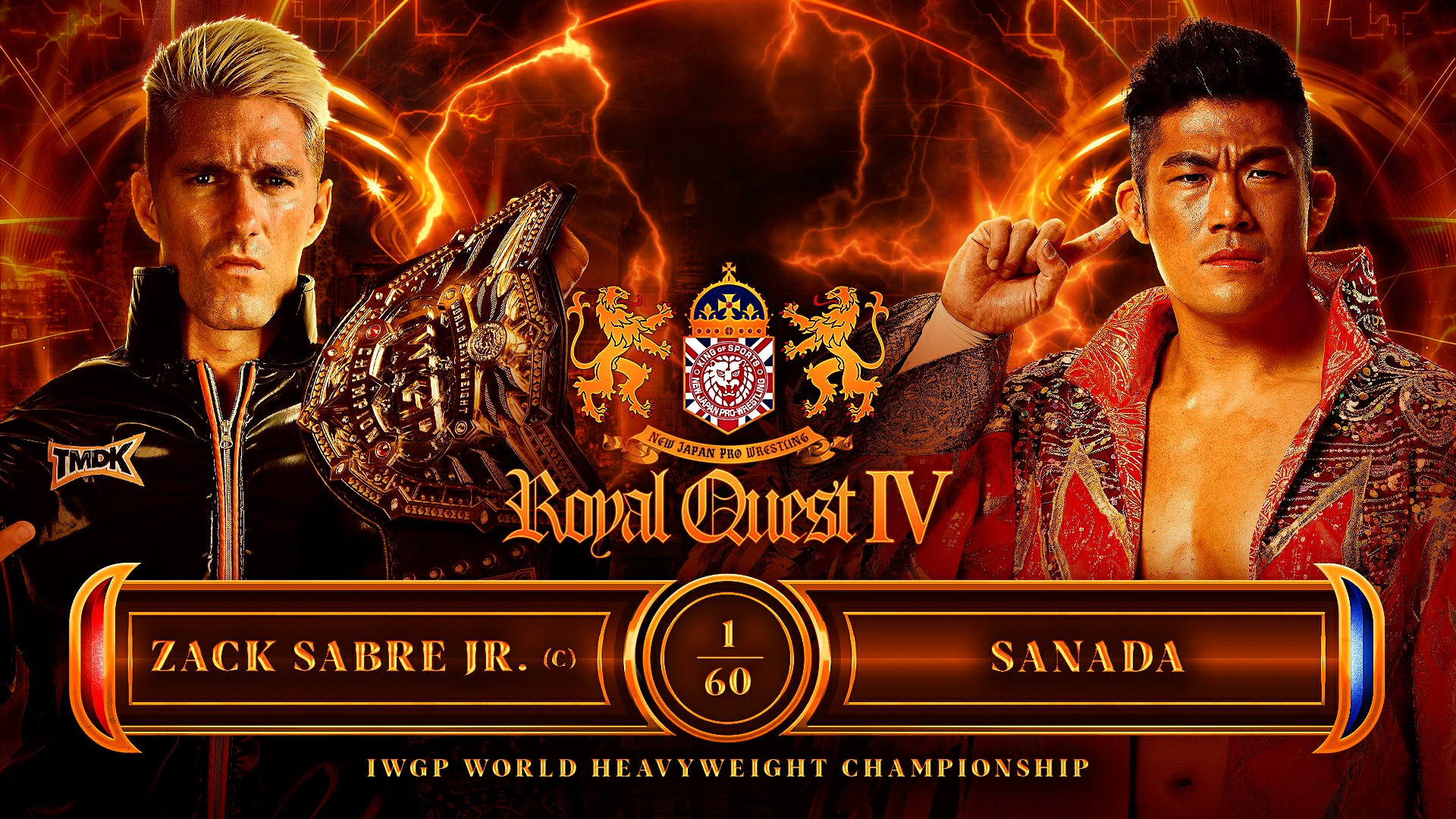 Resultados NJPW Royal Quest 2024 – ¡ZACK SABRE JR DEFIENDE EL ORO ANTE SANADA!