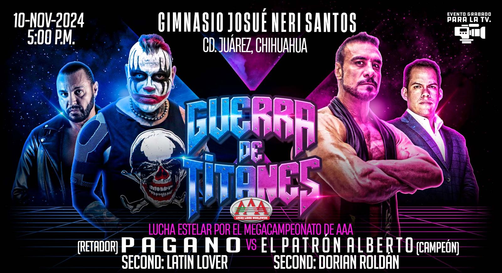 Resultados AAA Guerra de Titanes 2024 – ¡PAGANO SE MIDE ANTE ALBERTO!