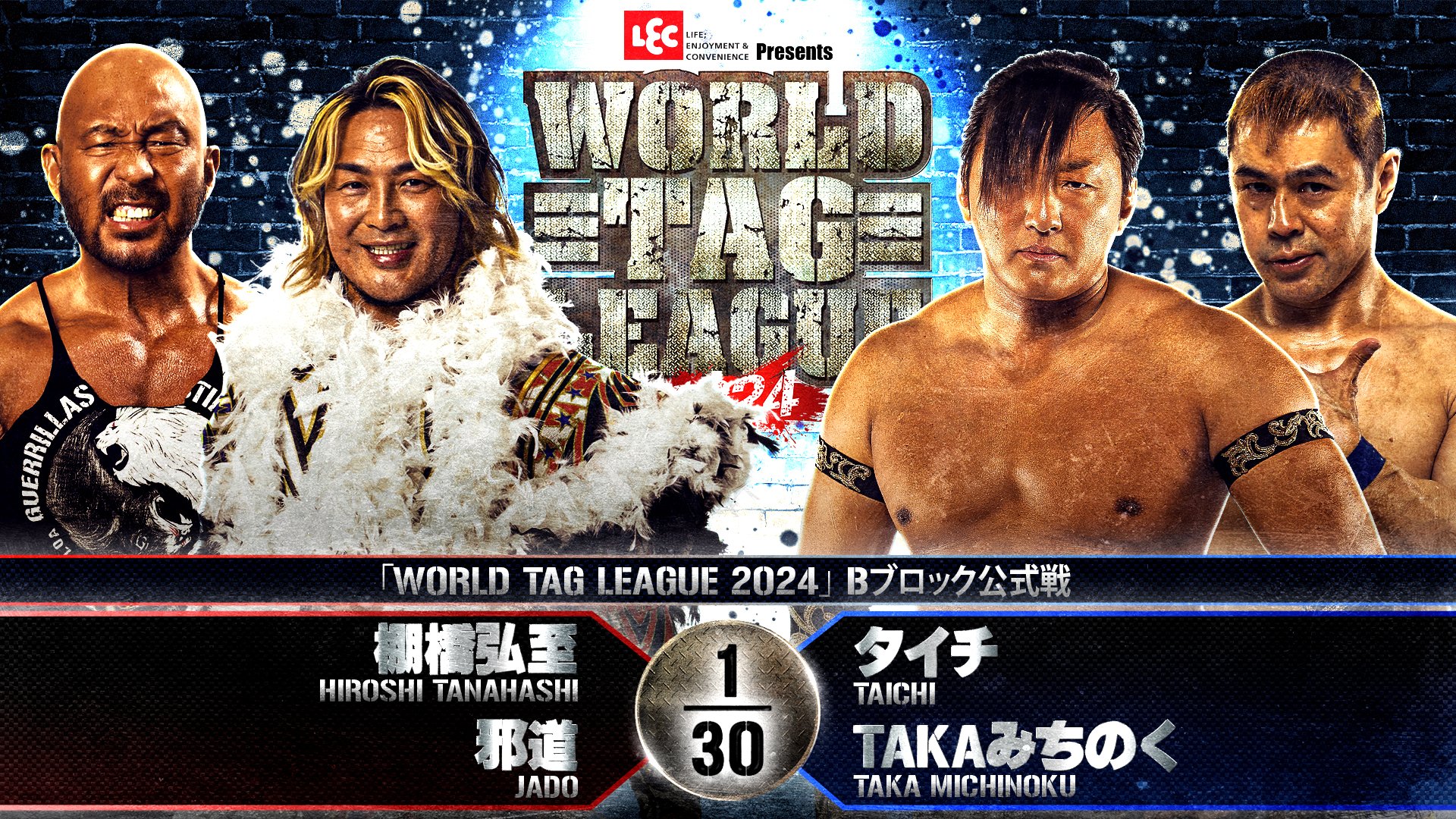 Resultados NJPW World Tag League (Noviembre 28, 2024)