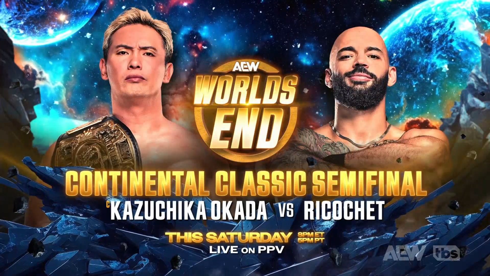 Kazuchika Okada enfrentará a Ricochet en la semifinal del AEW Continental Classic 2024