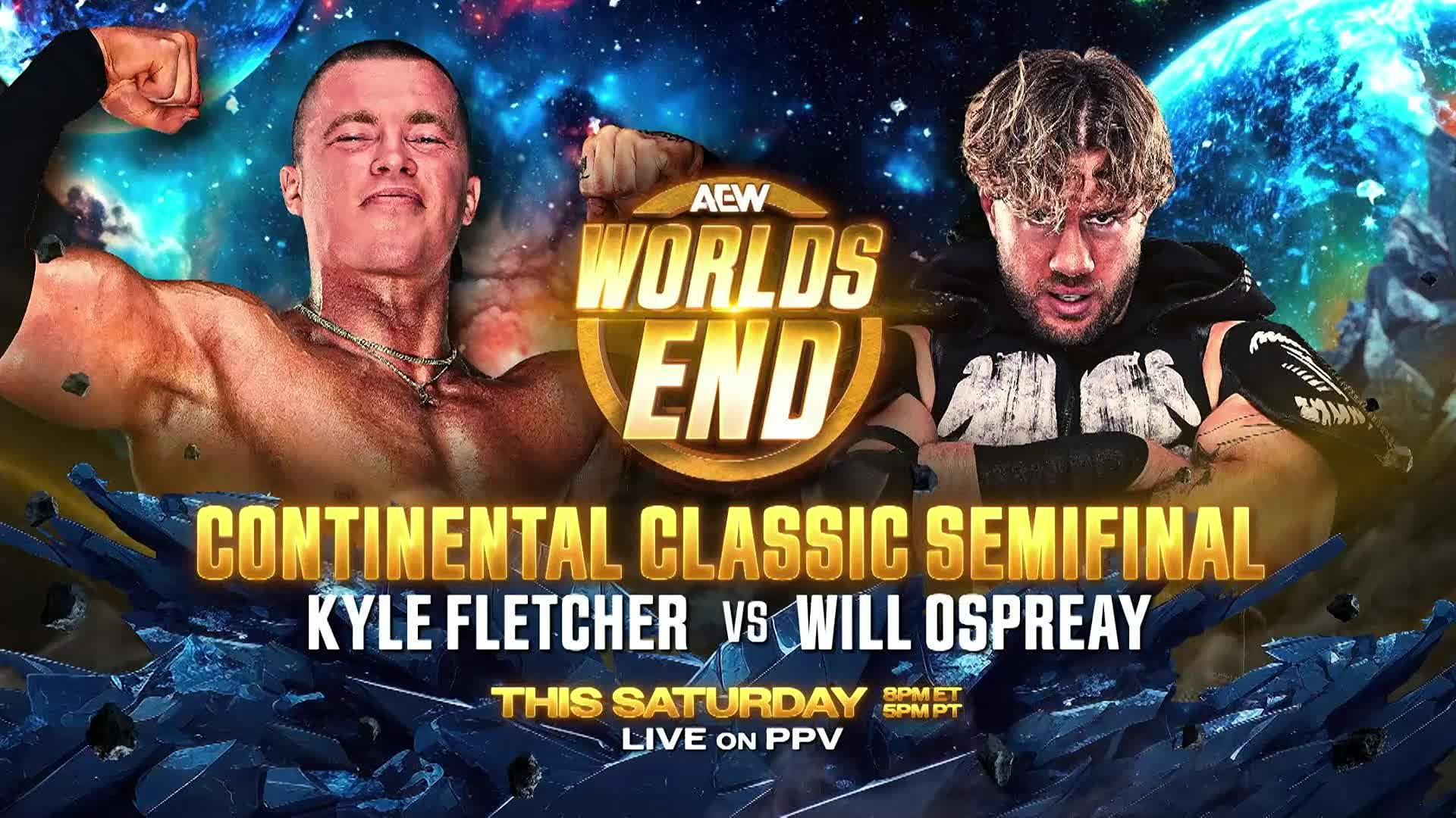 Will Ospreay y Kyle Fletcher buscarán un lugar en la Final del AEW Continental Classic 2024