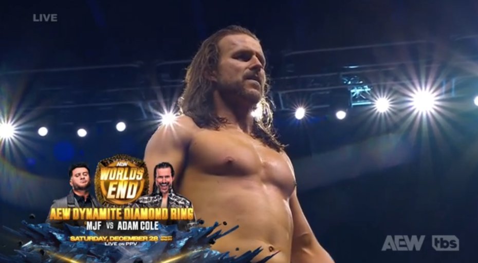 Adam Cole se impone a Kyle O'Reilly en AEW Dynamite Winter Is Coming 2024 y obtiene un combate contra MJF